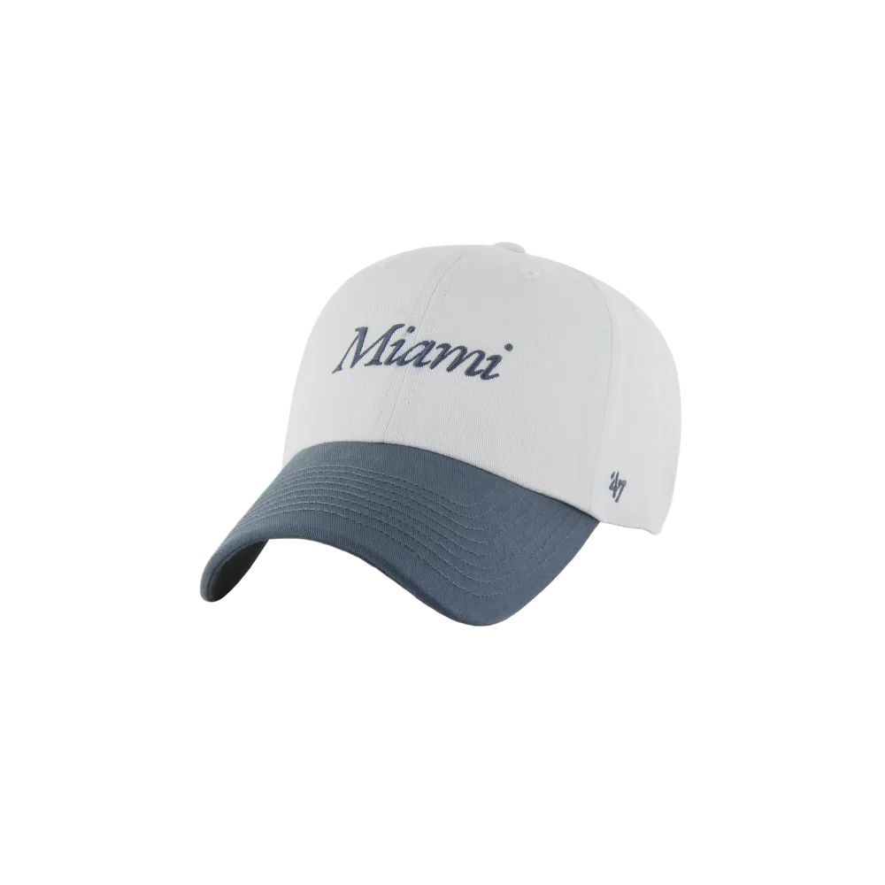 '47 Brand Miami HEAT Cream Cleanup Dad Hat