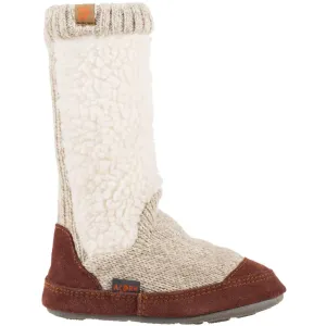 Acorn Kid's Slouch Boot Slippers - Comfort Buff Popcorn, K5/6 | A18703ACC5-6