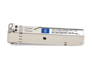 AddOn - SFP  transceiver module - 10GbE - 10GBase-DWDM - LC single-mode - up to 49.7 miles - channel: 62 - 1527.99 nm - TAA Compliant SFP-10GB-DW62-80-I-AO