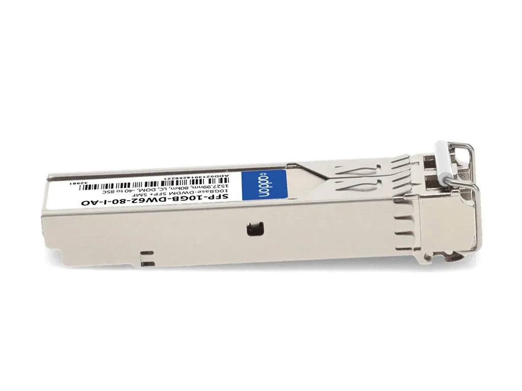 AddOn - SFP  transceiver module - 10GbE - 10GBase-DWDM - LC single-mode - up to 49.7 miles - channel: 62 - 1527.99 nm - TAA Compliant SFP-10GB-DW62-80-I-AO