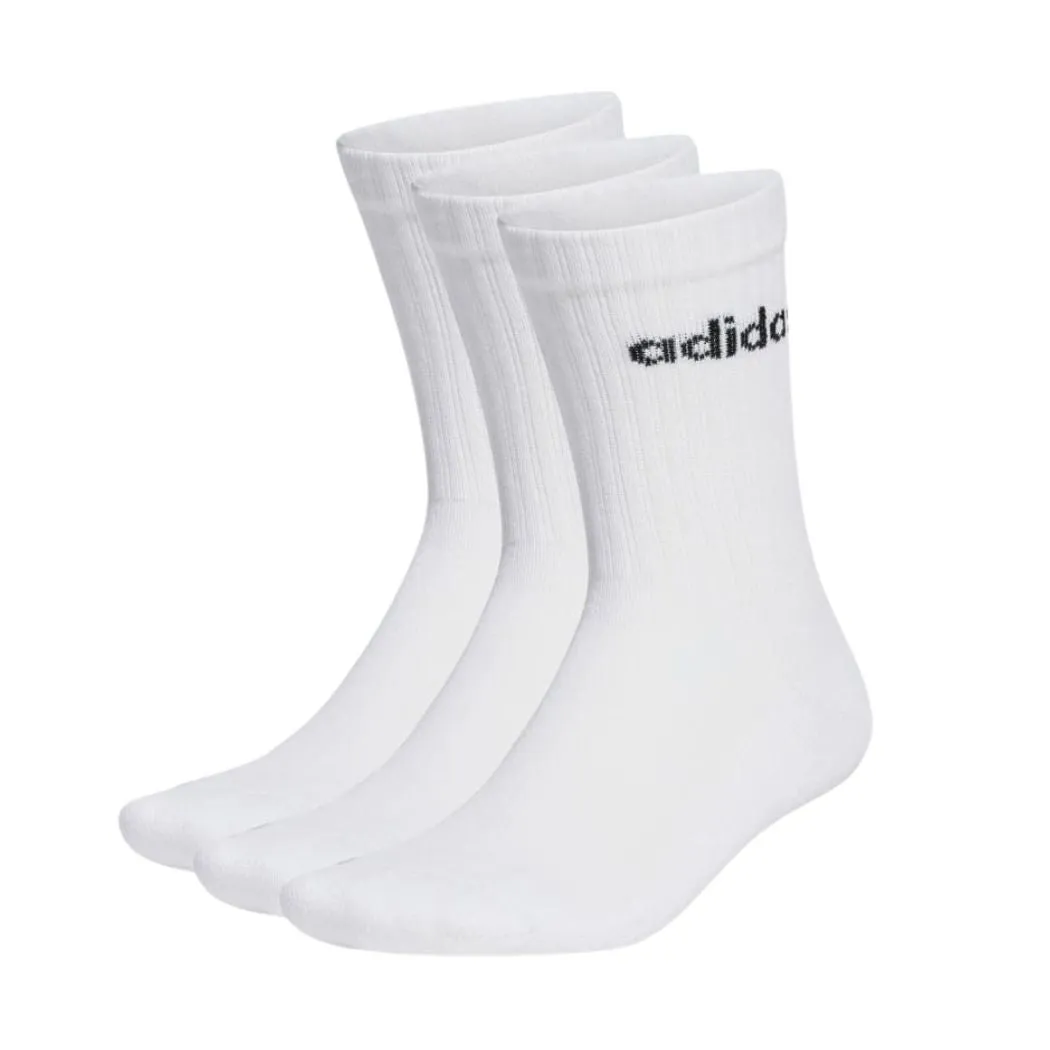 adidas Linear Crew Cushioned 3 Pairs Unisex Socks