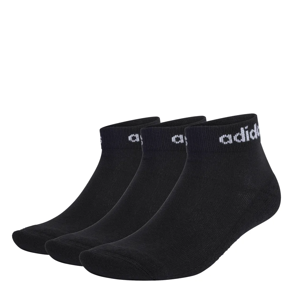 adidas Think Linear 3-Pairs Unisex Ankle Socks