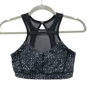 Athletic Bra By Lululemon In Black & White, Size:4