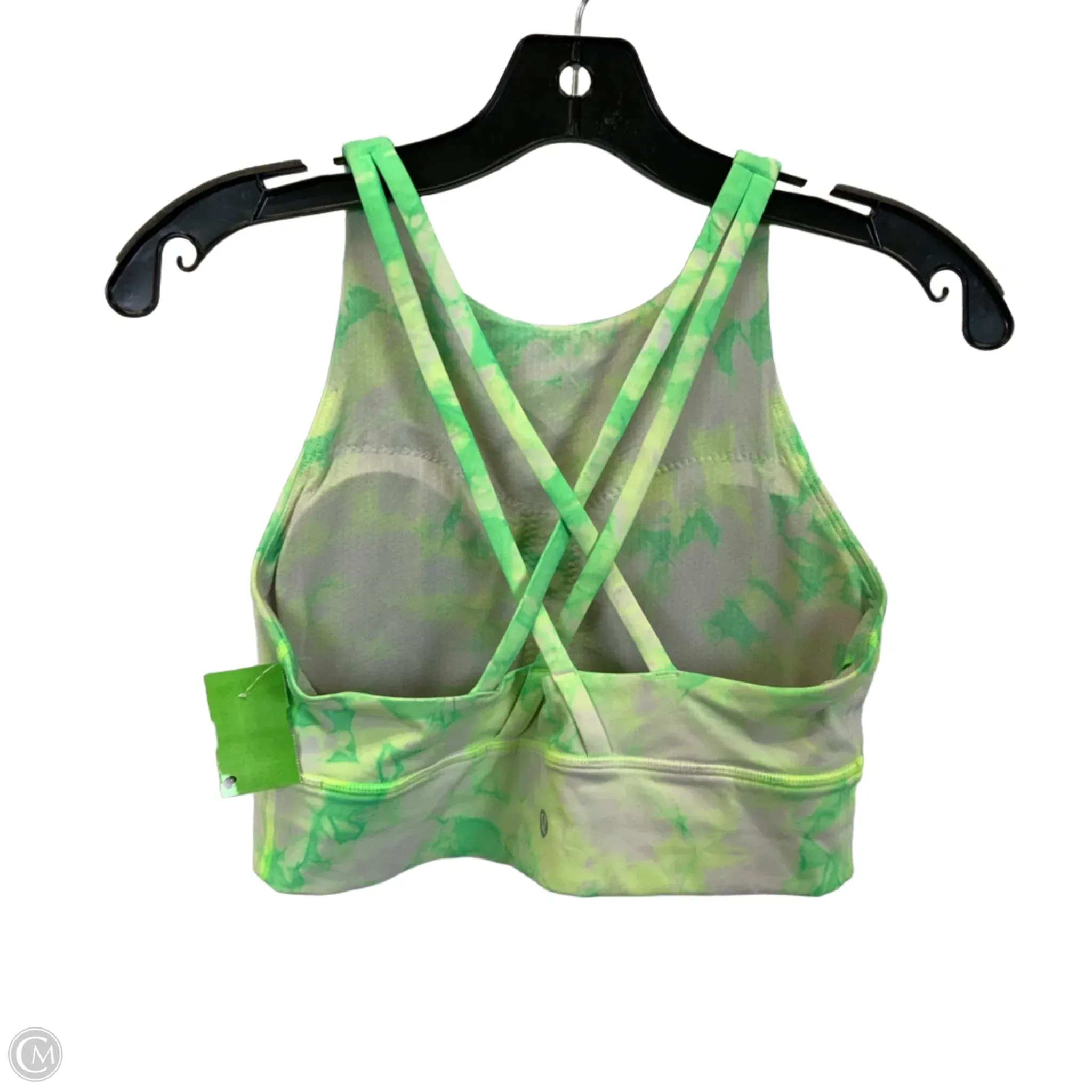 Athletic Bra By Lululemon In Tie Dye Print, Size: M