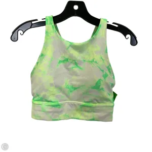 Athletic Bra By Lululemon In Tie Dye Print, Size: M