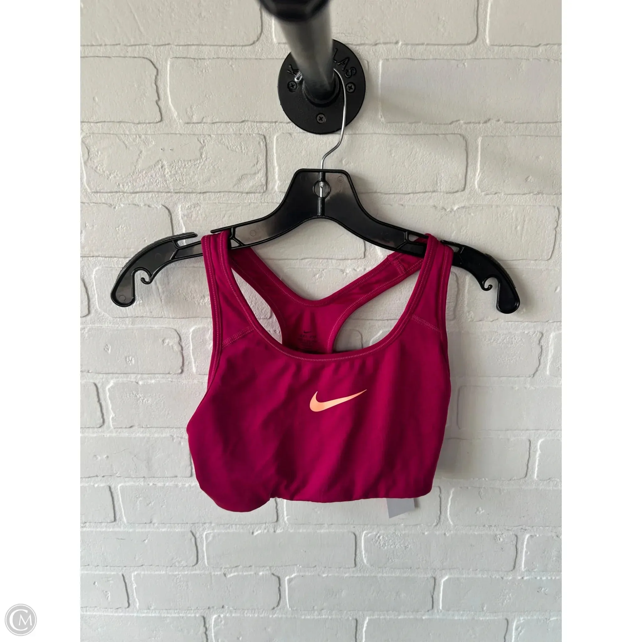 Athletic Bra By Nike In Pink, Size: S