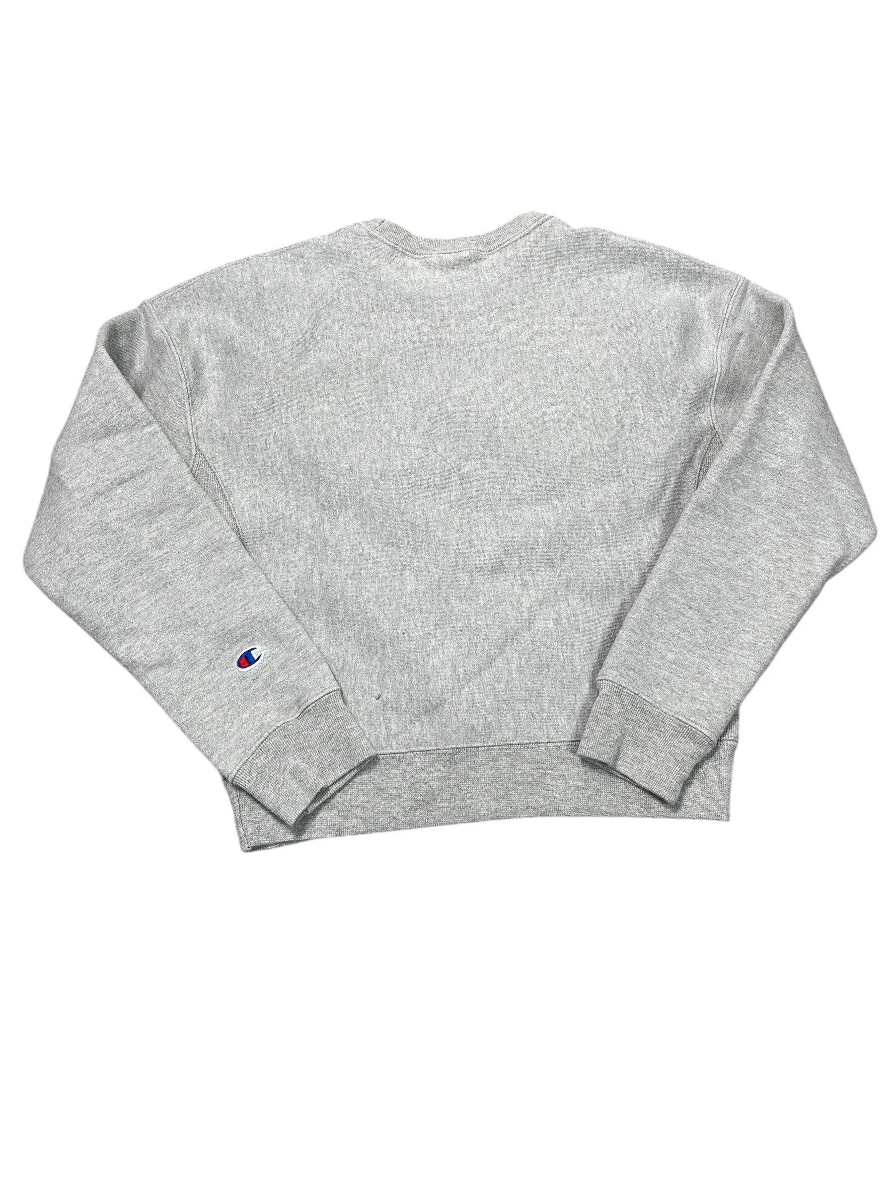 Athletic Sweatshirt Crewneck By Champion In Grey, Size:S