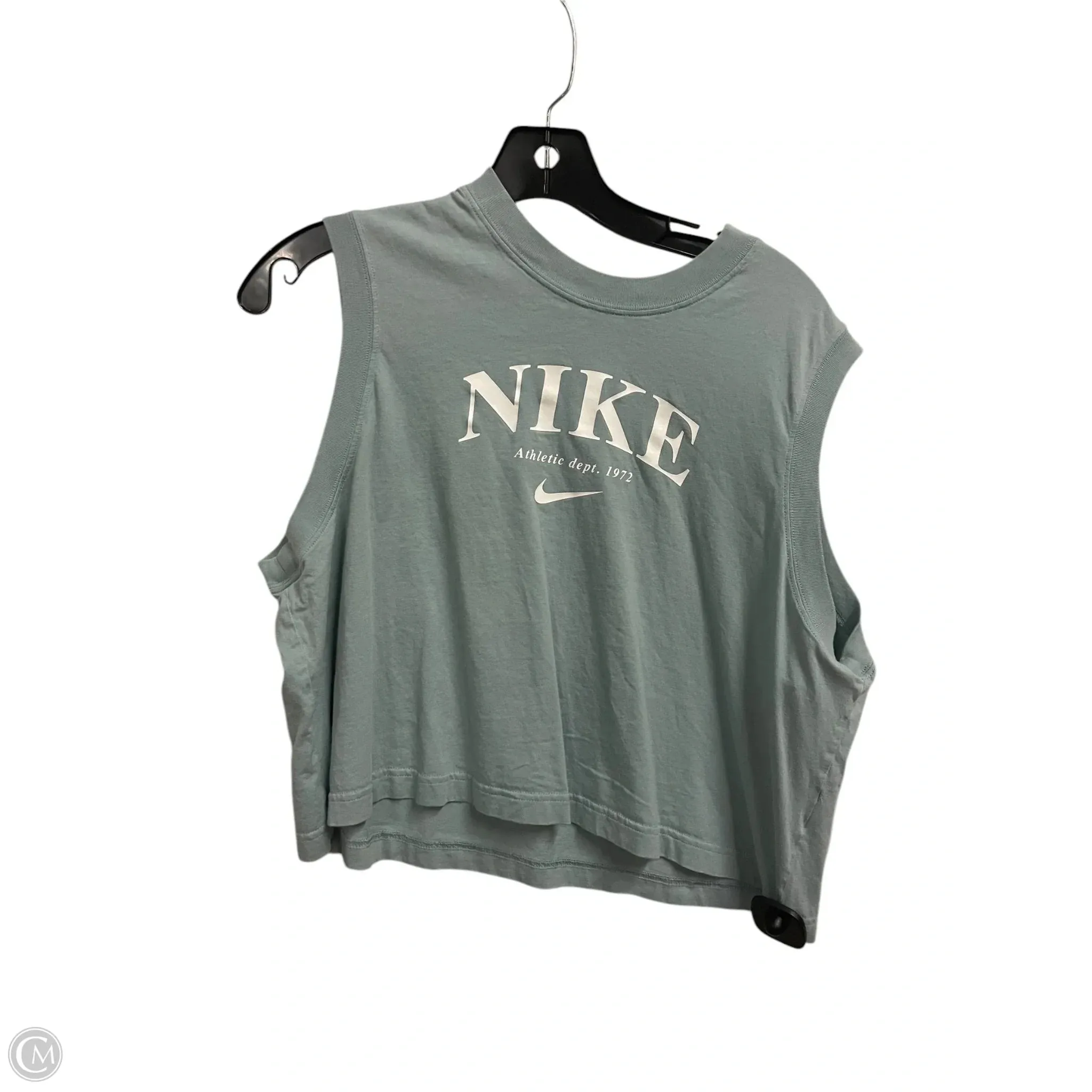 Athletic Tank Top By Nike In Blue, Size: Xl