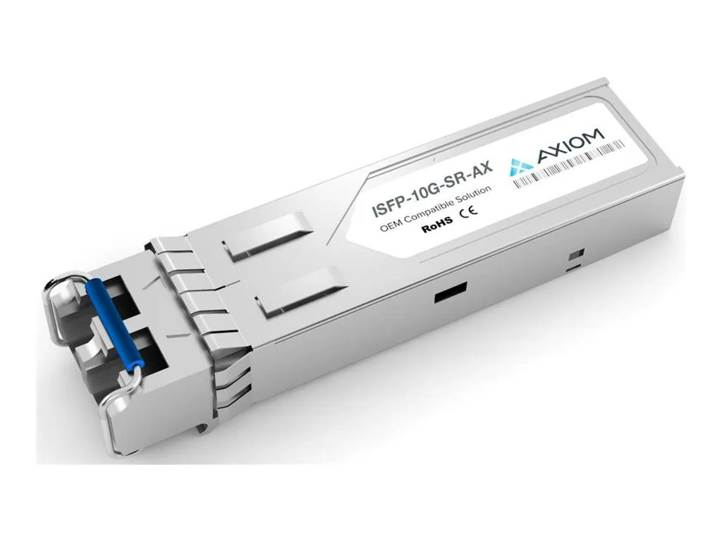 Axiom - SFP  transceiver module (equivalent to: Alcatel-Lucent iSFP-10G-SR) - 10GbE - 10GBase-SR - LC multi-mode - up to 1310 ISFP-10G-SR-AX