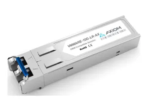 Axiom - SFP  transceiver module (equivalent to: VMware VMWARE-10G-LR) - 10GbE - 10GBase-LR - LC single-mode - up to 6.2 miles VMWARE-10G-LR-AX