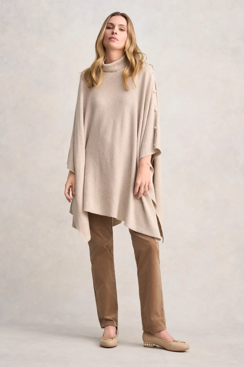Biscotti Wool Poncho