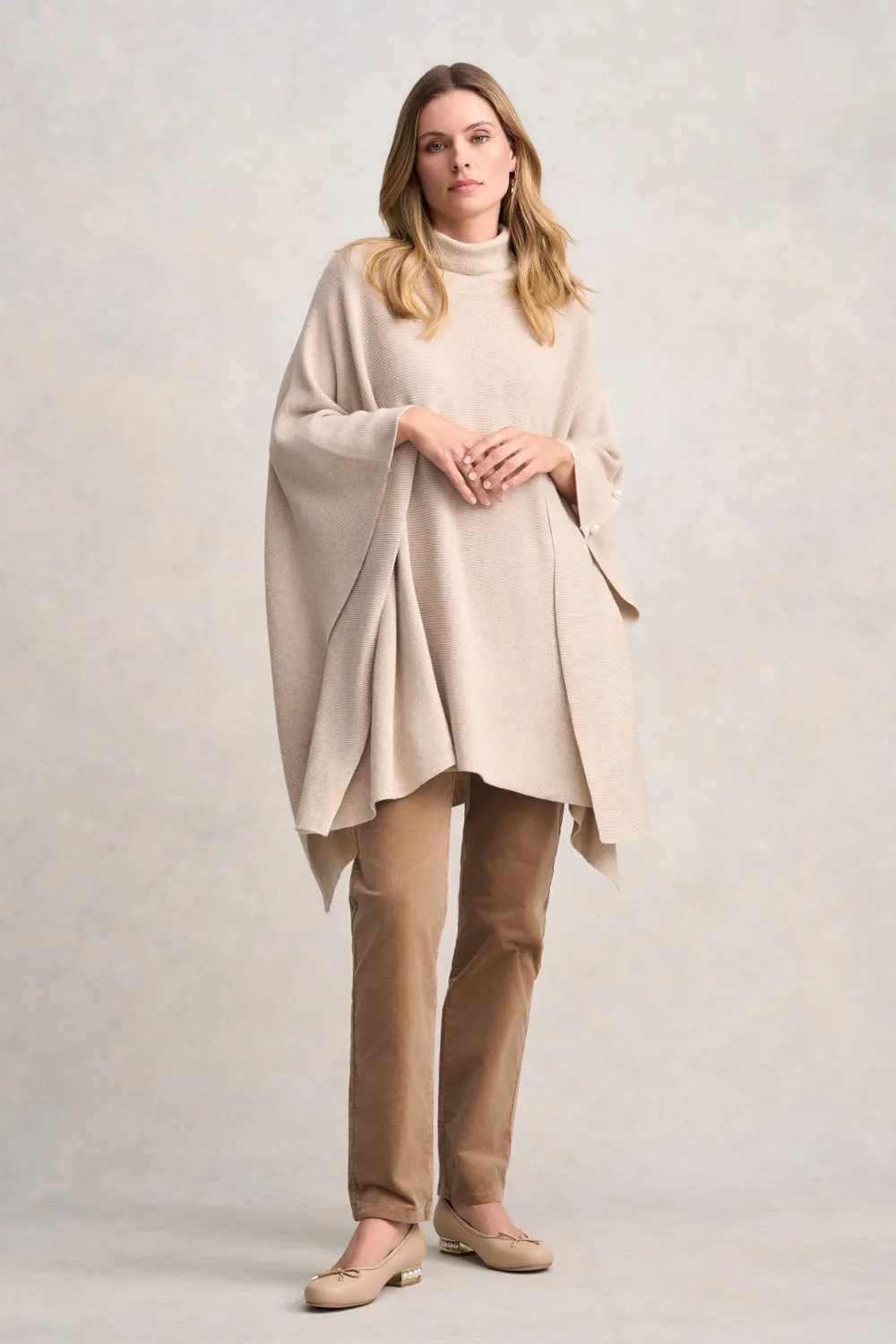 Biscotti Wool Poncho
