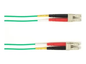 Black Box - Patch cable - LC multi-mode (M) to LC multi-mode (M) - 3.96 m - fiber optic - 62.5 / 125 micron - OM1 - halogen-free FOLZH62-LCLC-GN-13
