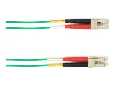 Black Box - Patch cable - LC multi-mode (M) to LC multi-mode (M) - 3.96 m - fiber optic - 62.5 / 125 micron - OM1 - halogen-free FOLZH62-LCLC-GN-13