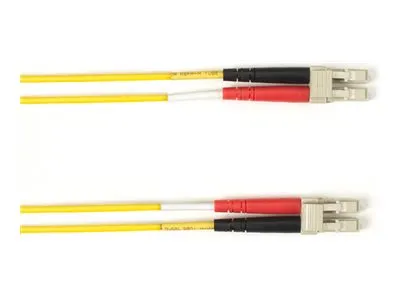 Black Box - Patch cable - TAA Compliant - LC multi-mode (M) to LC multi-mode (M) - 14.94 m - fiber optic - duplex - 50 / 125 FOLZH10-LCLC-YL-49