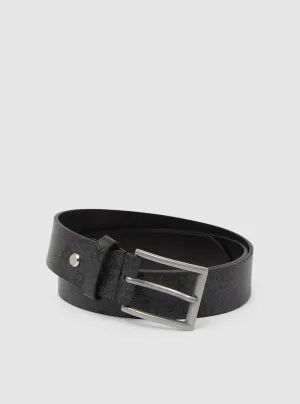 Black Classic Adjustable Belt