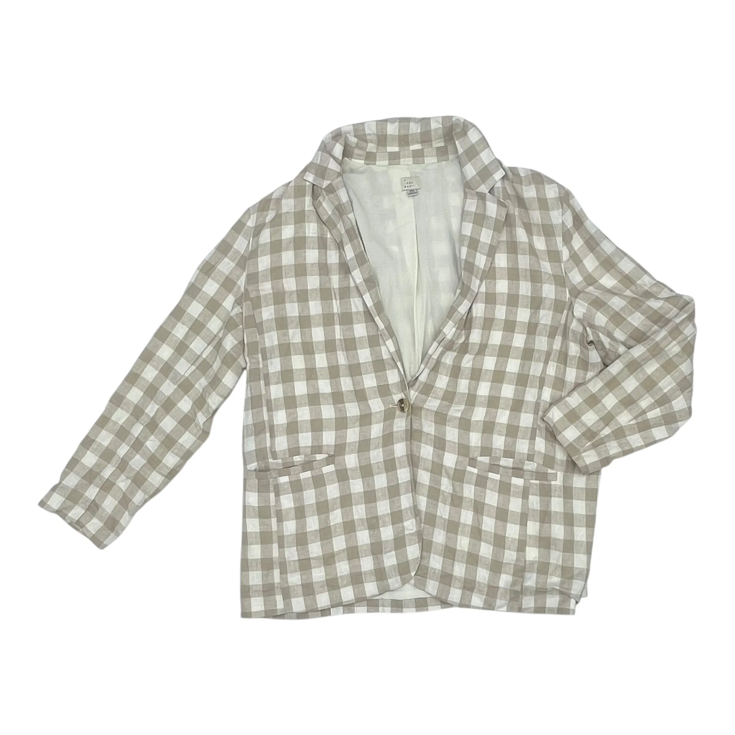 Blazer By A New Day In Cream, Size:Xxl