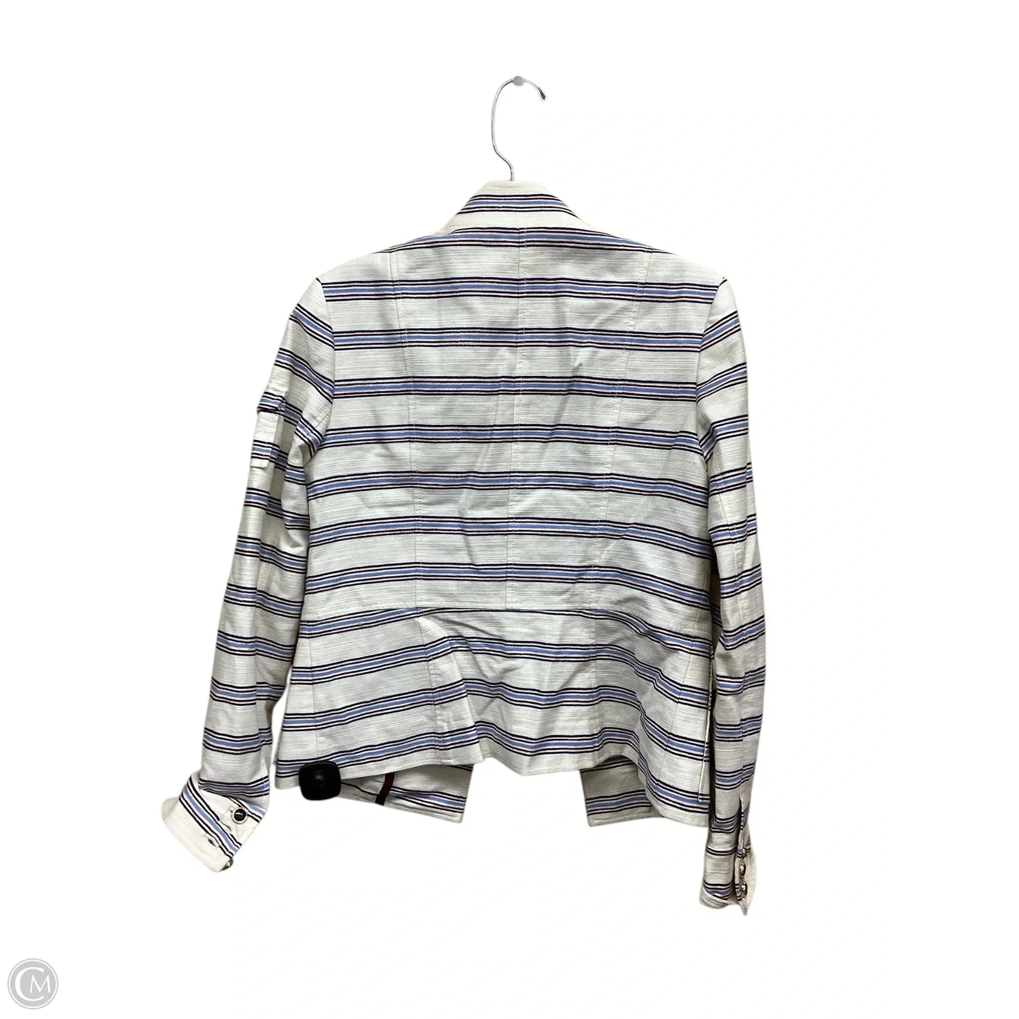 Blazer Designer By Tory Burch In Striped Pattern, Size: 4