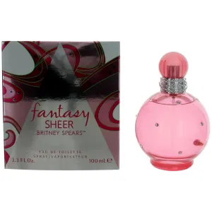 Britney Spears Women's EDT Spray - Fantasy Sheer with Floral Elegance, 3.3 oz