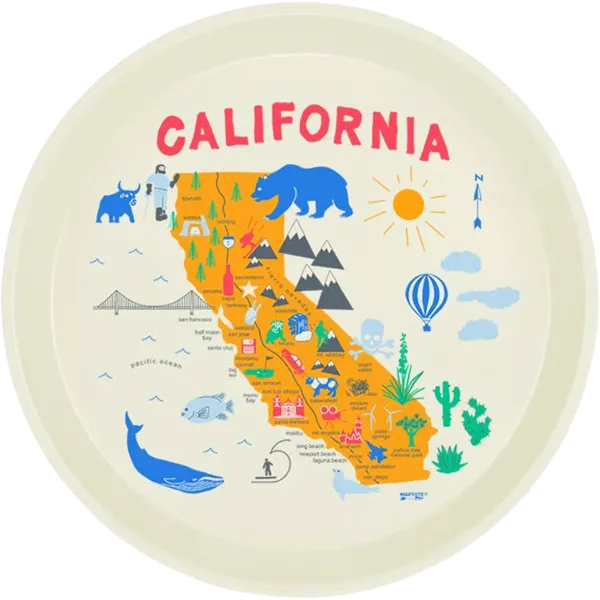 California Round Tray