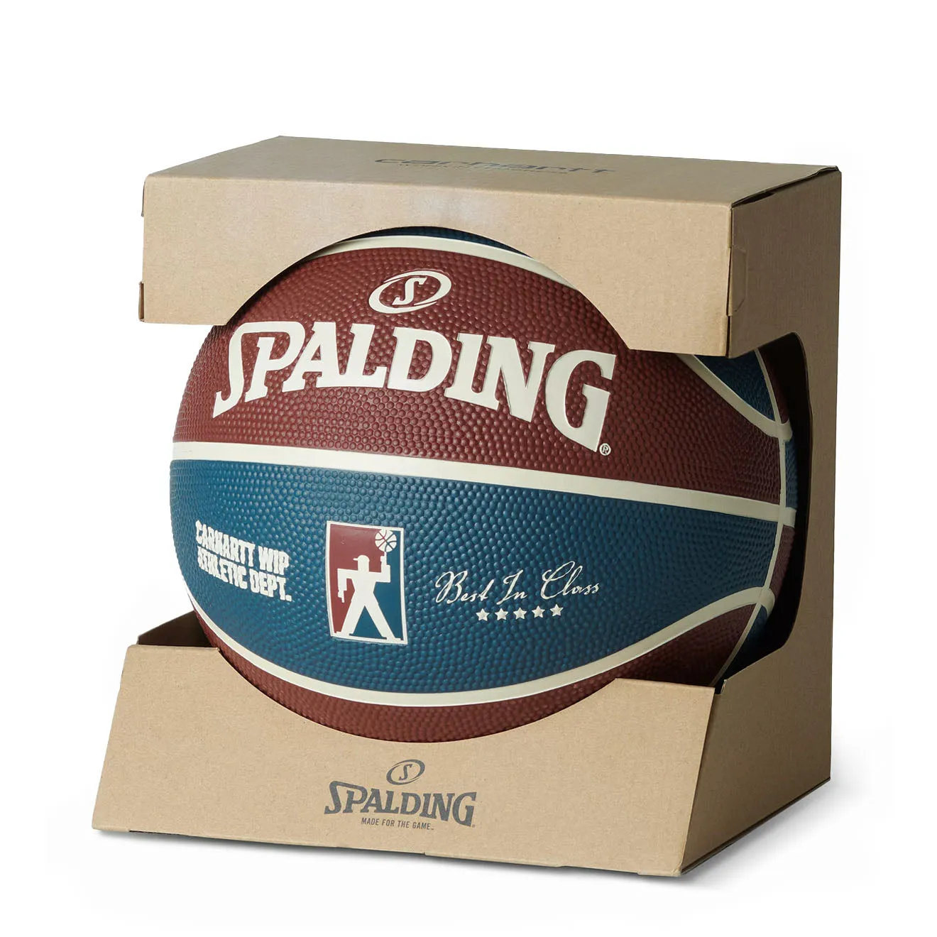Carhartt WIP Spalding Basketball Mulberry / Dusky Blue