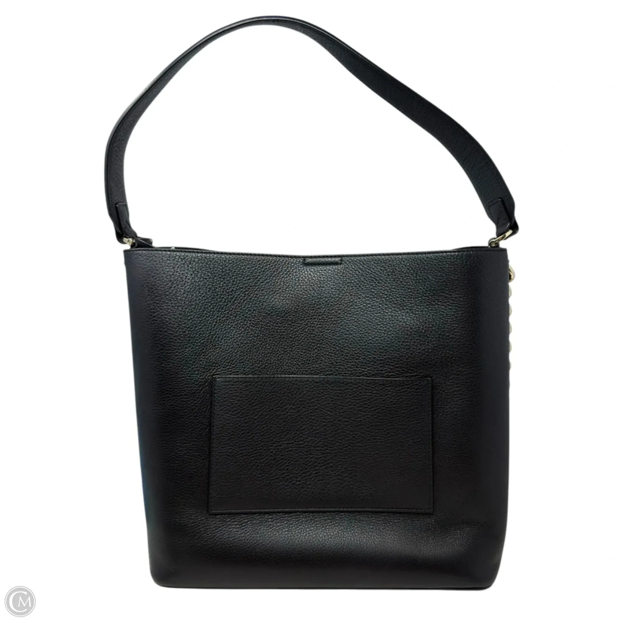 Chain Detail Handbag Leather By Antonio Melani, Size: Large