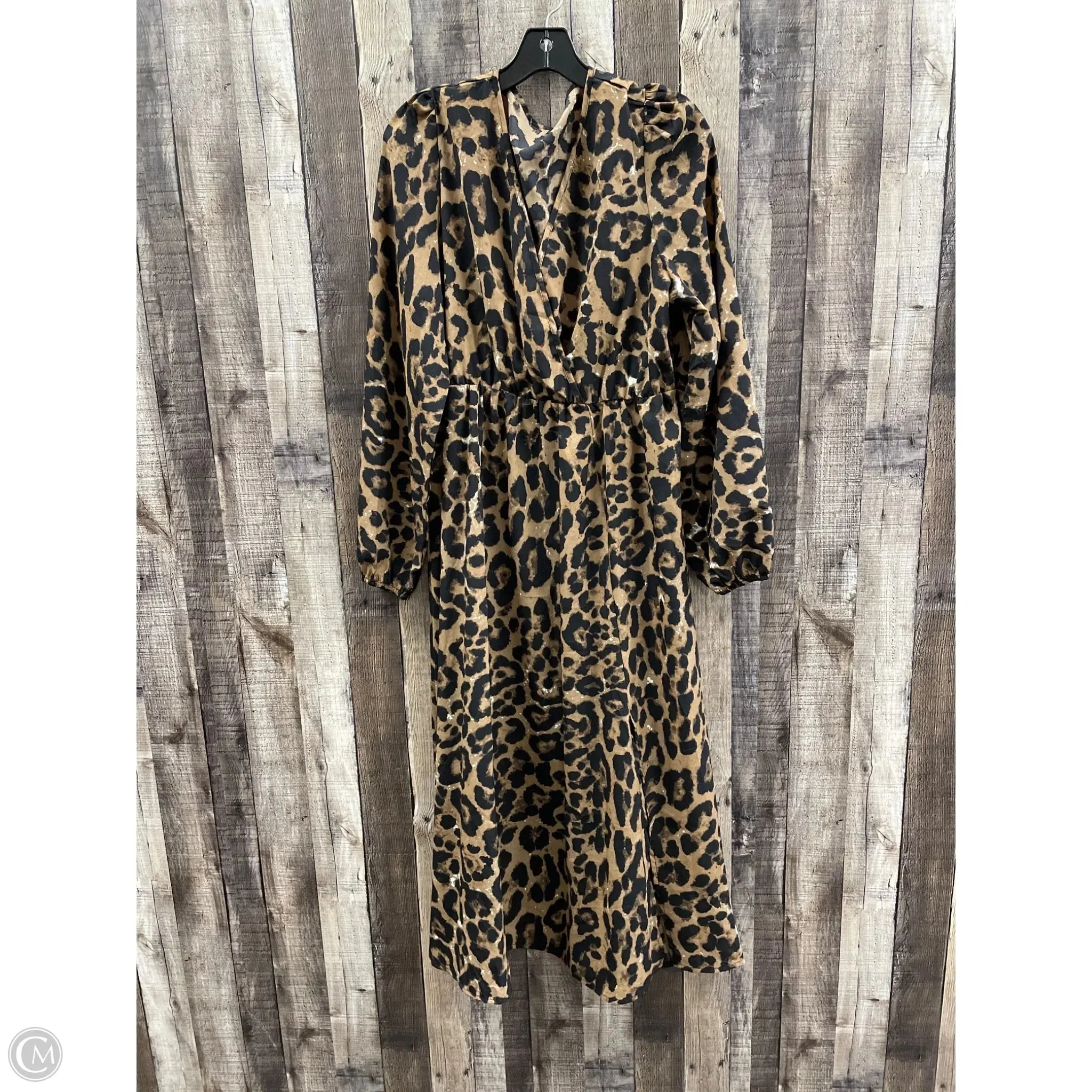 Dress Casual Maxi By Cmf In Animal Print, Size: Xxl