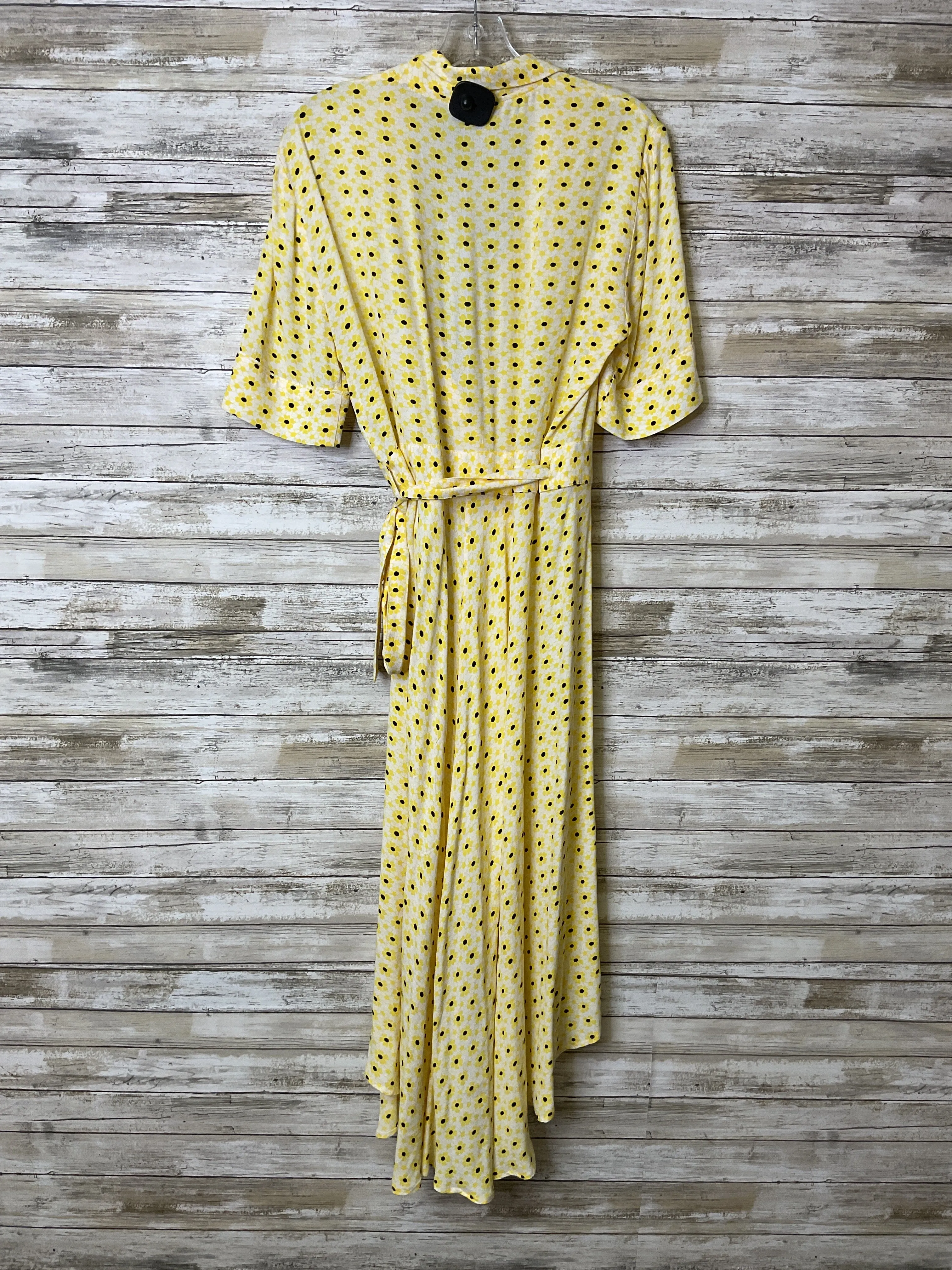 Dress Casual Maxi By Ganni In Yellow, Size:L