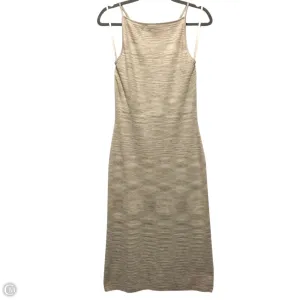 Dress Casual Midi By Banana Republic In Beige, Size: M