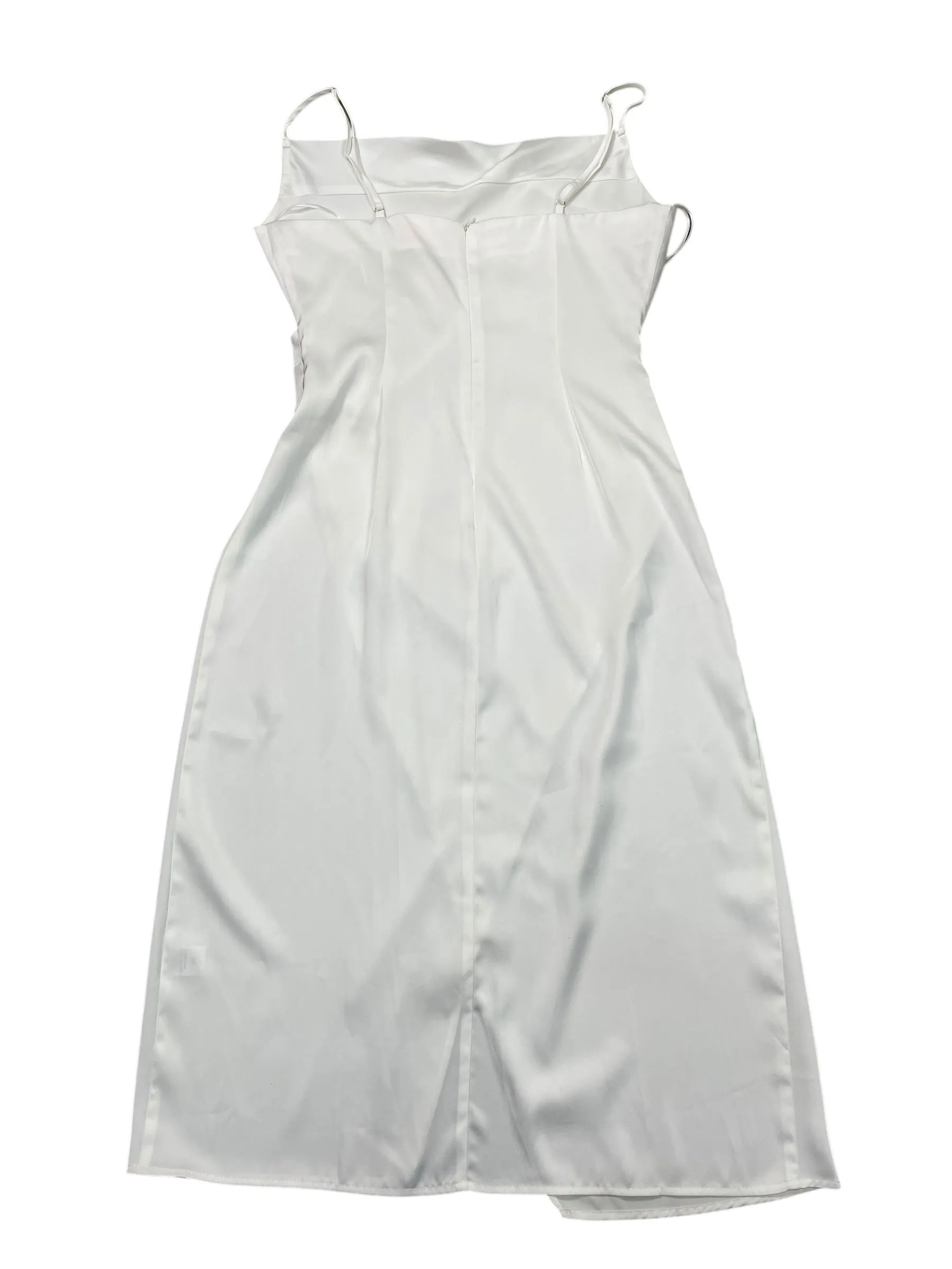 Dress Casual Midi By Clothes Mentor In White, Size:M