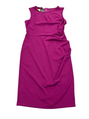 Dress Casual Midi By OTEN In Purple, Size:L