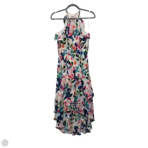 Dress Casual Midi By Parker In Blue & White, Size: M