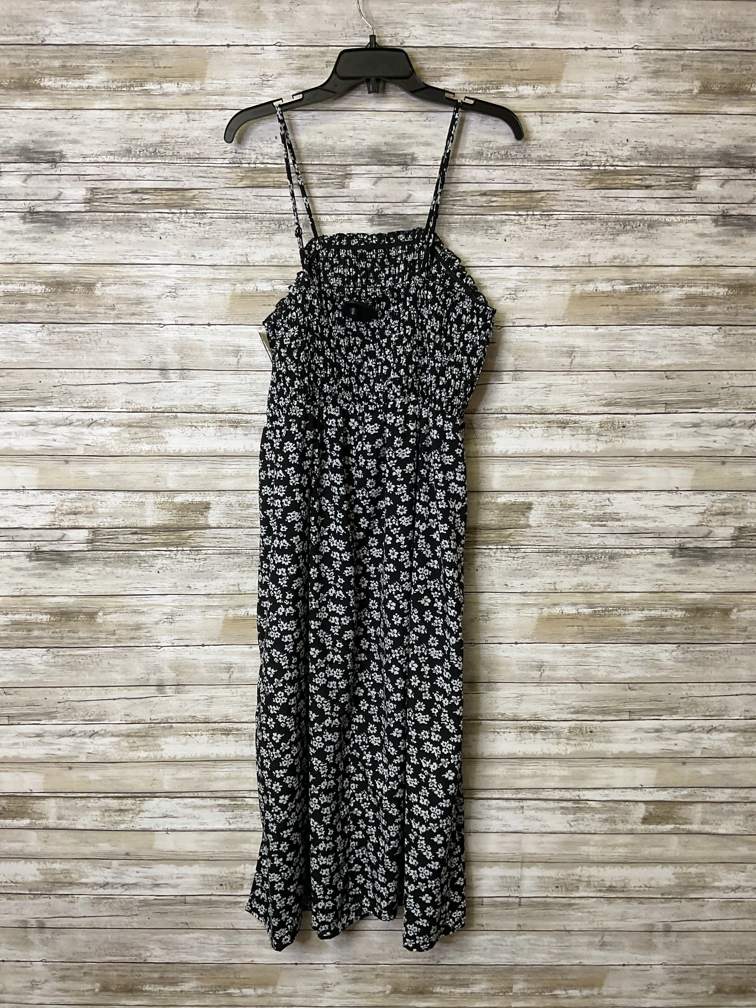 Dress Casual Midi By Shein In Black & White, Size:3