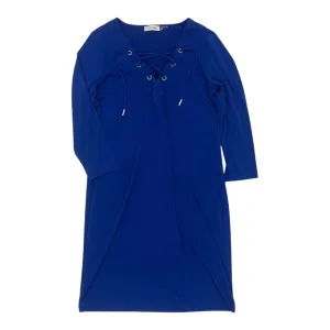 Dress Casual Short By Calvin Klein In Blue, Size:12