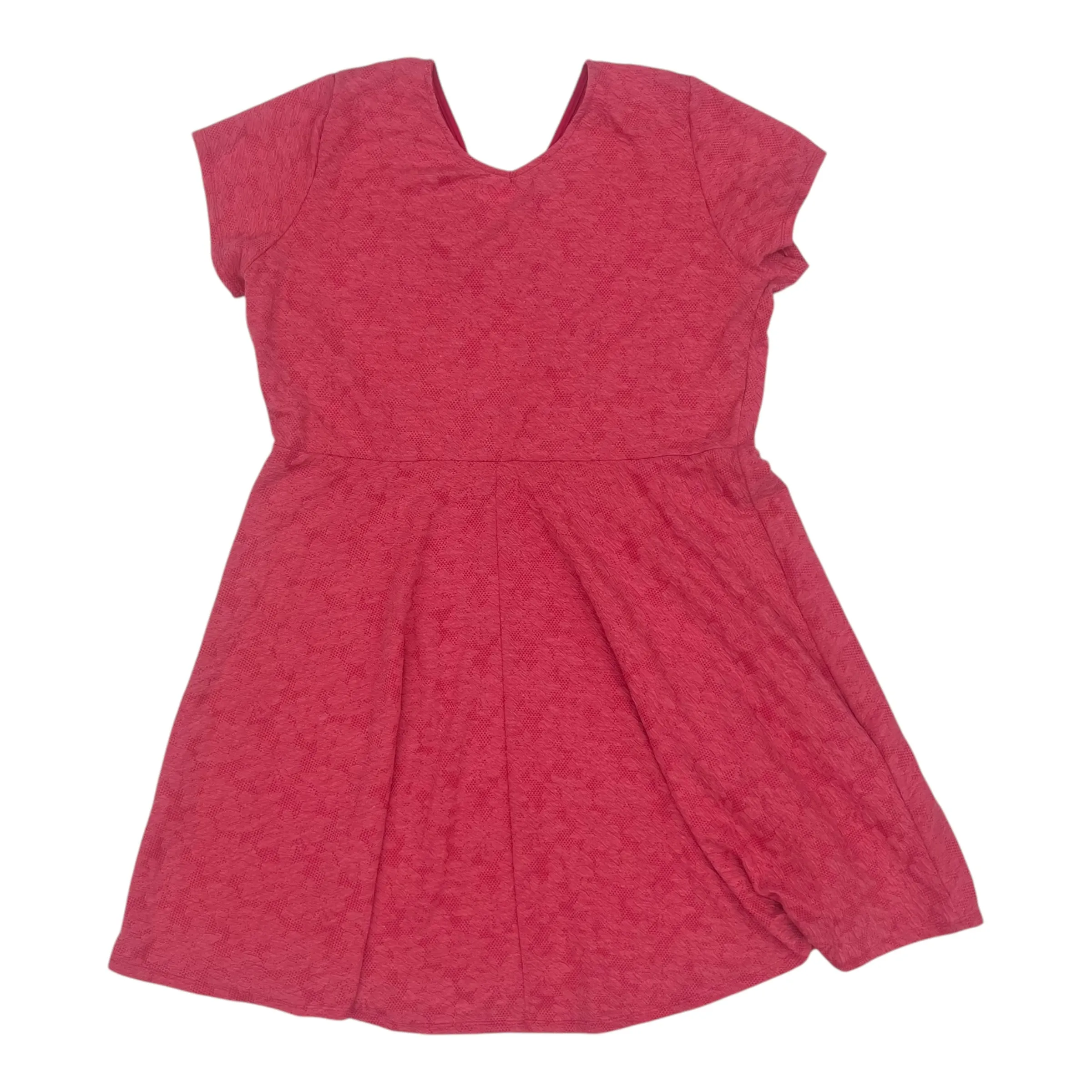 Dress Casual Short By Derek Heart In Pink, Size:2X