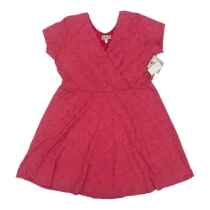 Dress Casual Short By Derek Heart In Pink, Size:2X