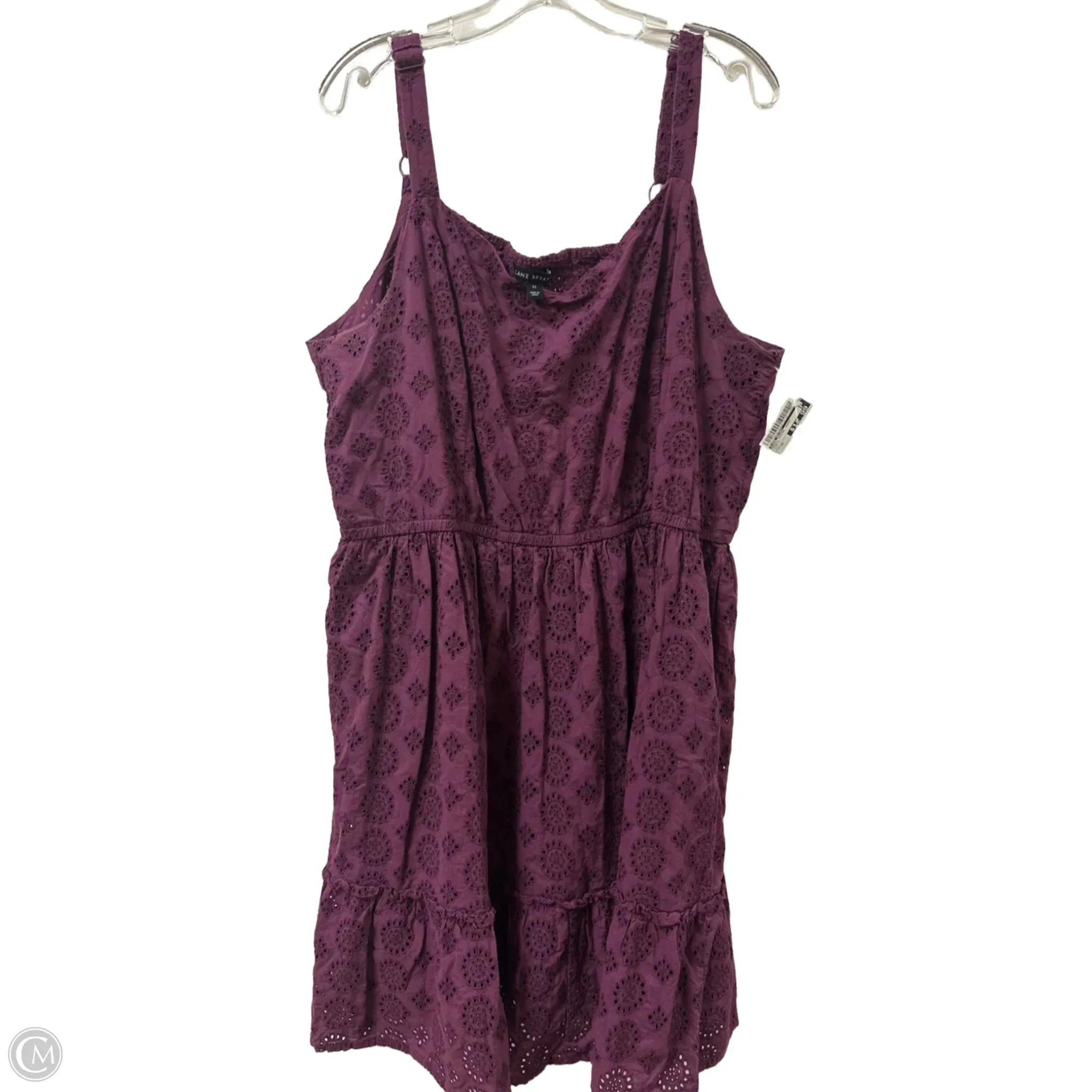 Dress Casual Short By Lane Bryant In Purple, Size: 3x
