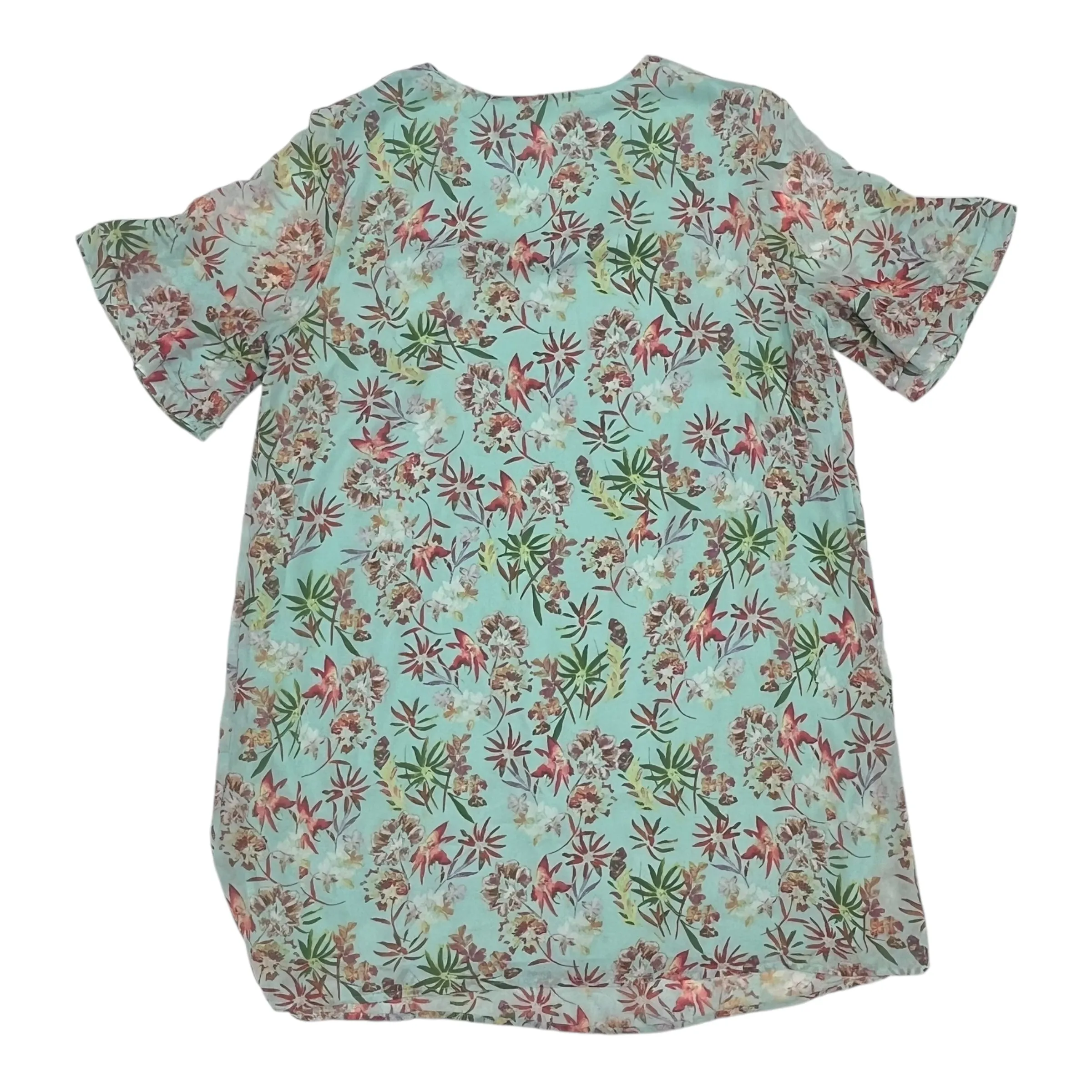 Dress Casual Short By Tacera In Floral Print, Size:2X