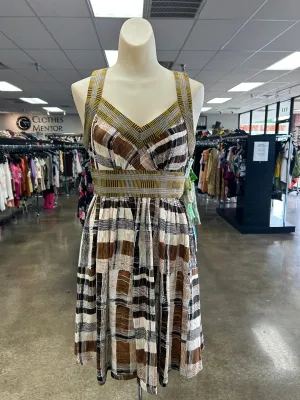 Dress Casual Short By Tracy Reese In Brown, Size:4