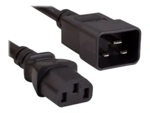 ENET - Power cable - power IEC 60320 C13 to IEC 60320 C20 - 250 V - 15 A - 15 ft C13C20-15F-ENC