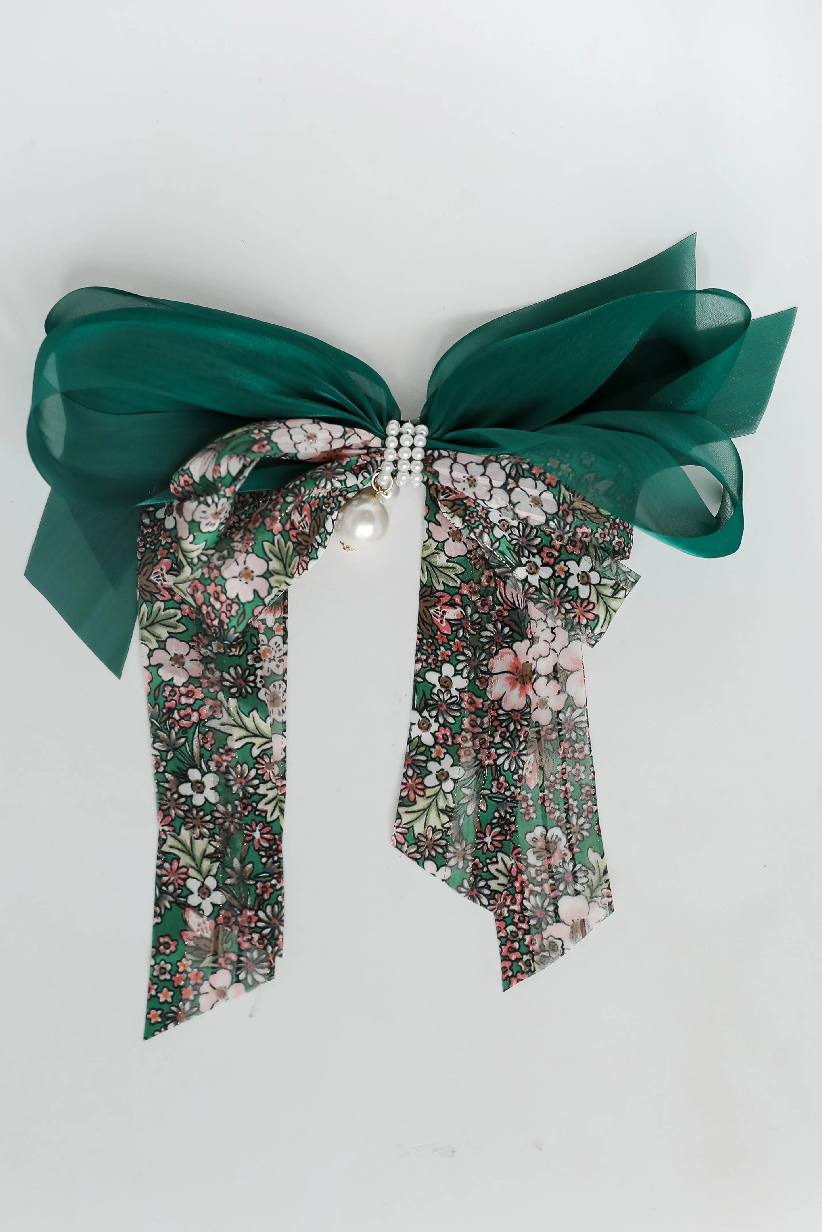 FINAL SALE - Glowing Personality Floral Bow Hair Clip