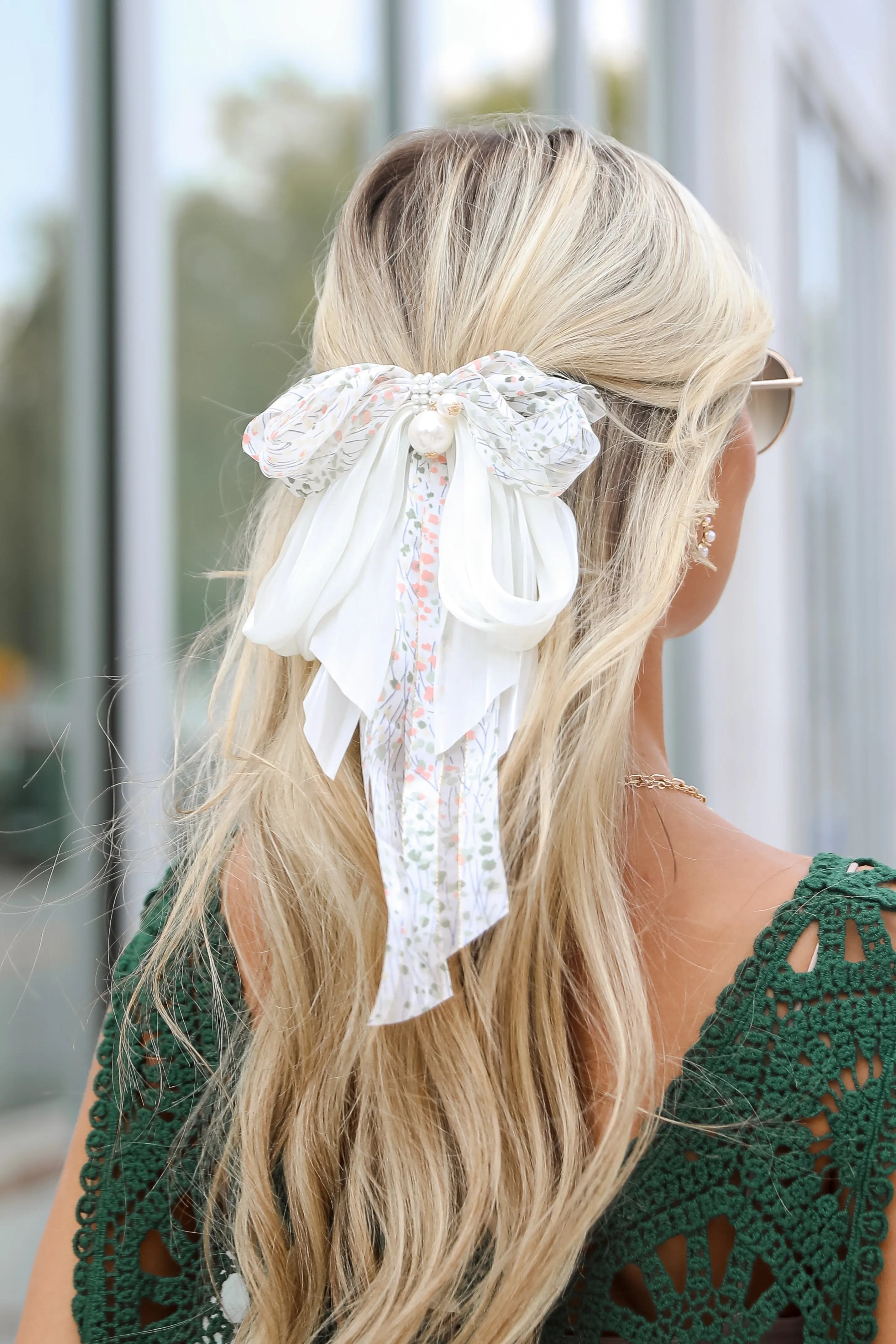 FINAL SALE - Glowing Personality Floral Bow Hair Clip