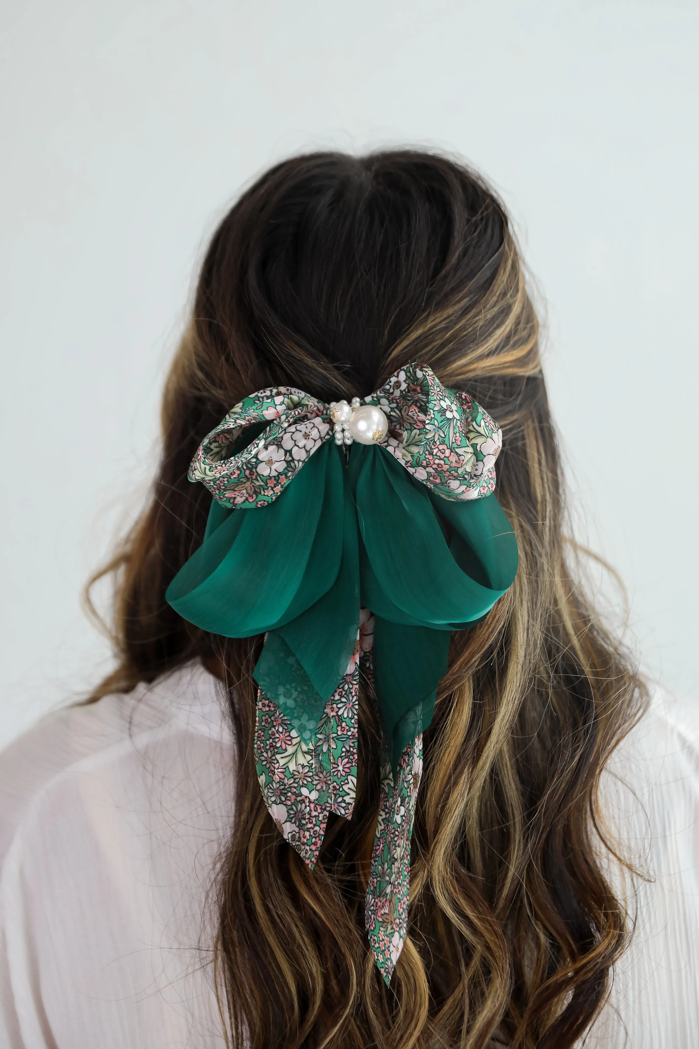 FINAL SALE - Glowing Personality Floral Bow Hair Clip