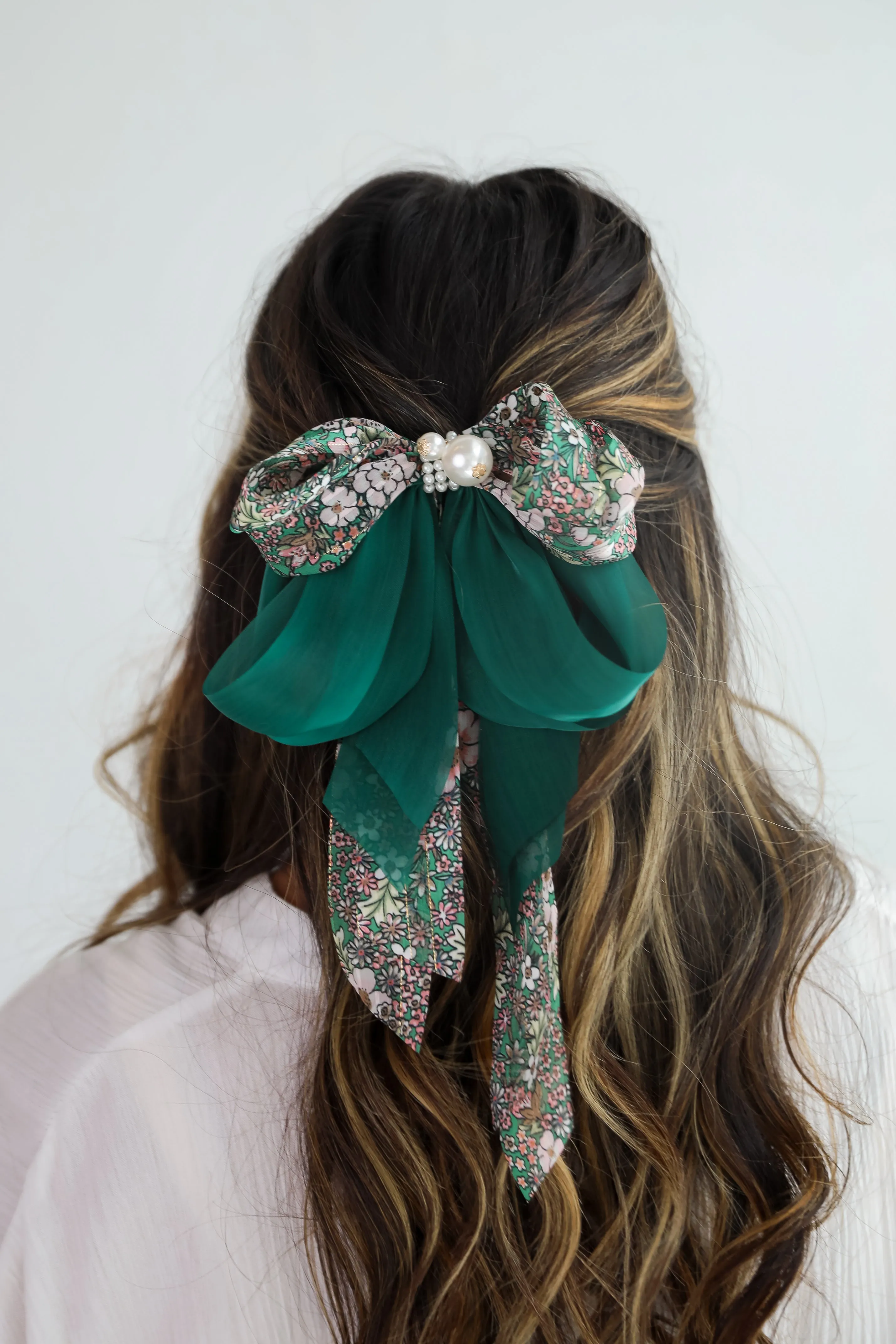 FINAL SALE - Glowing Personality Floral Bow Hair Clip