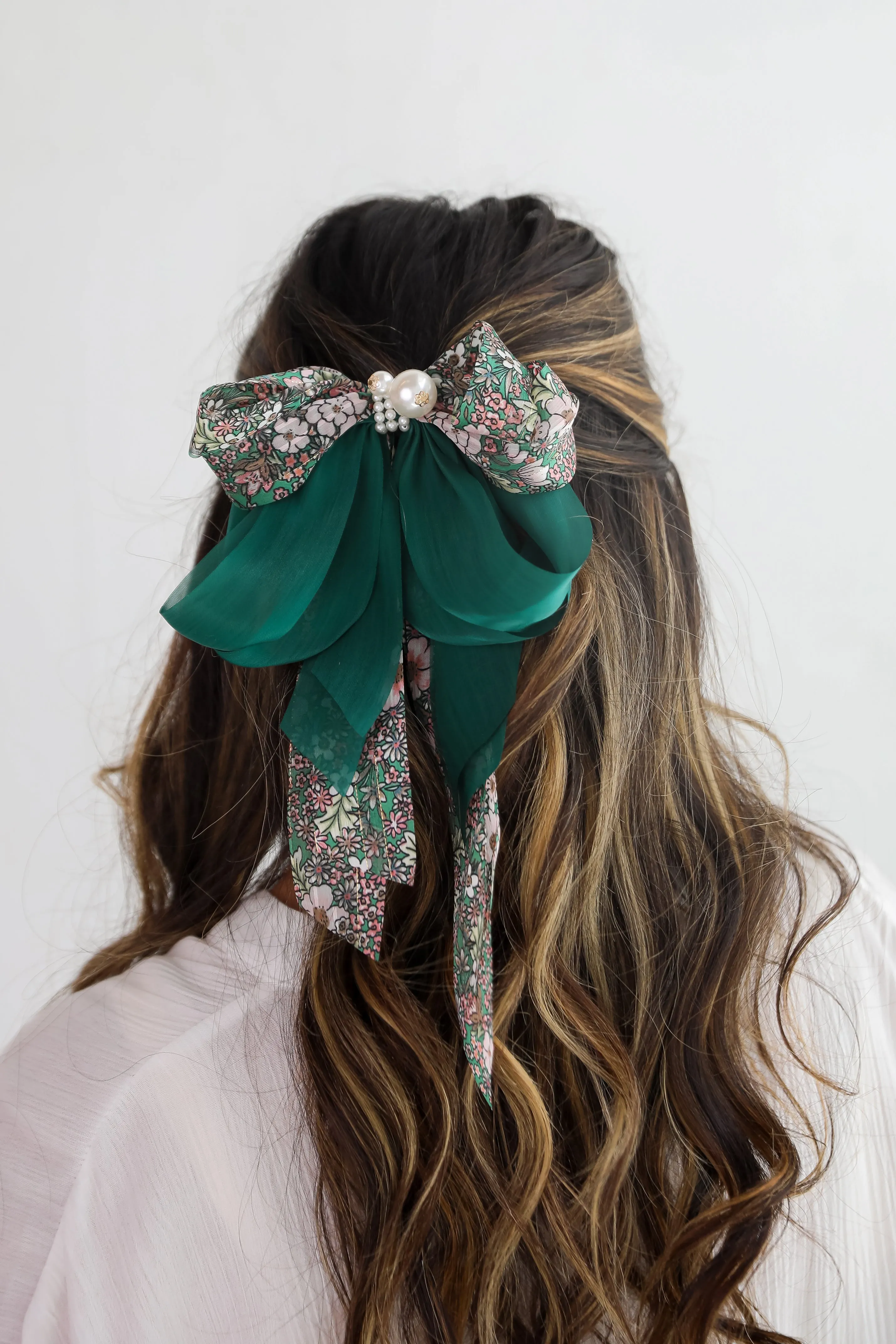 FINAL SALE - Glowing Personality Floral Bow Hair Clip