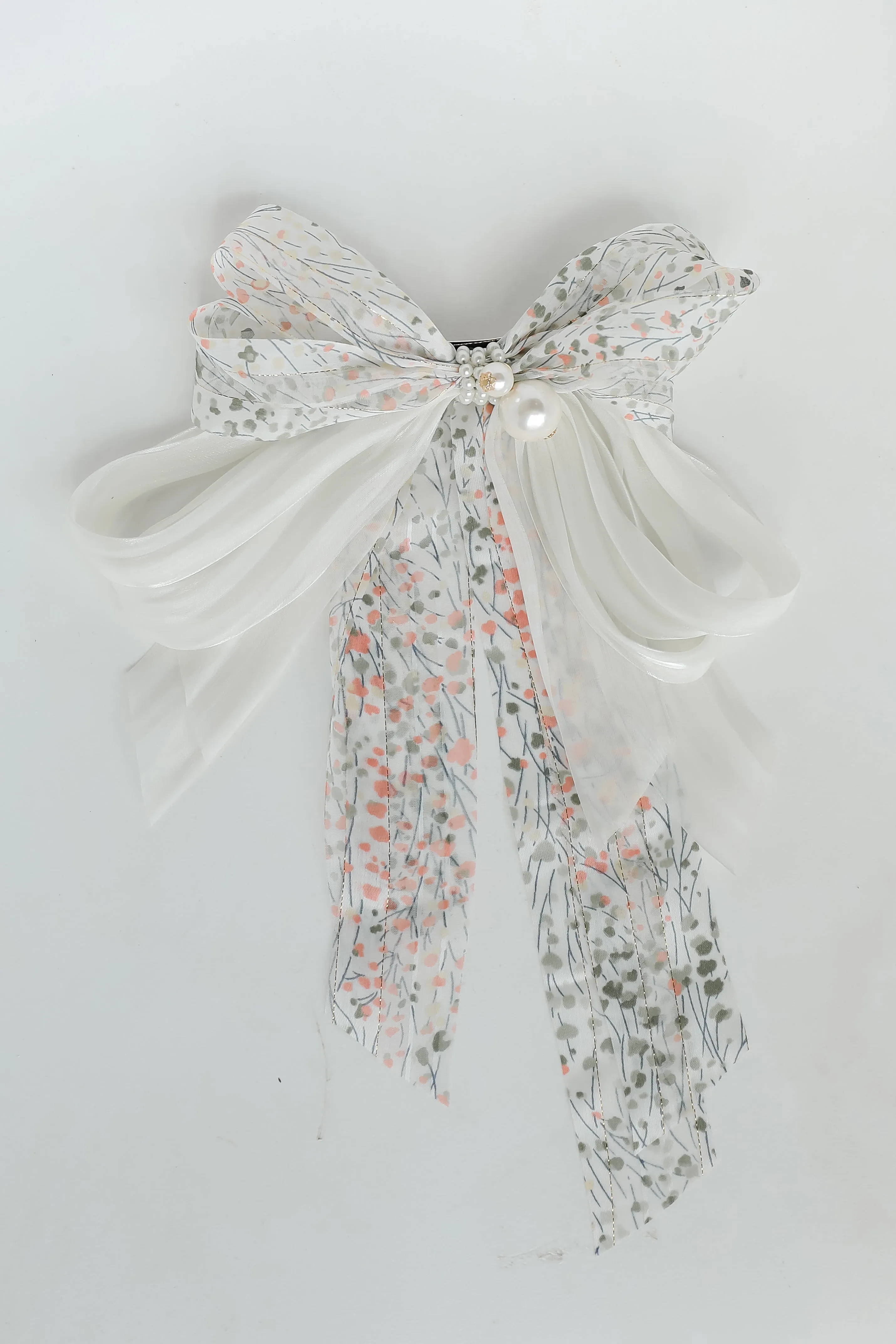FINAL SALE - Glowing Personality Floral Bow Hair Clip