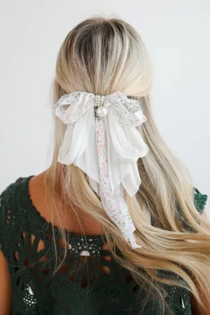 FINAL SALE - Glowing Personality Floral Bow Hair Clip