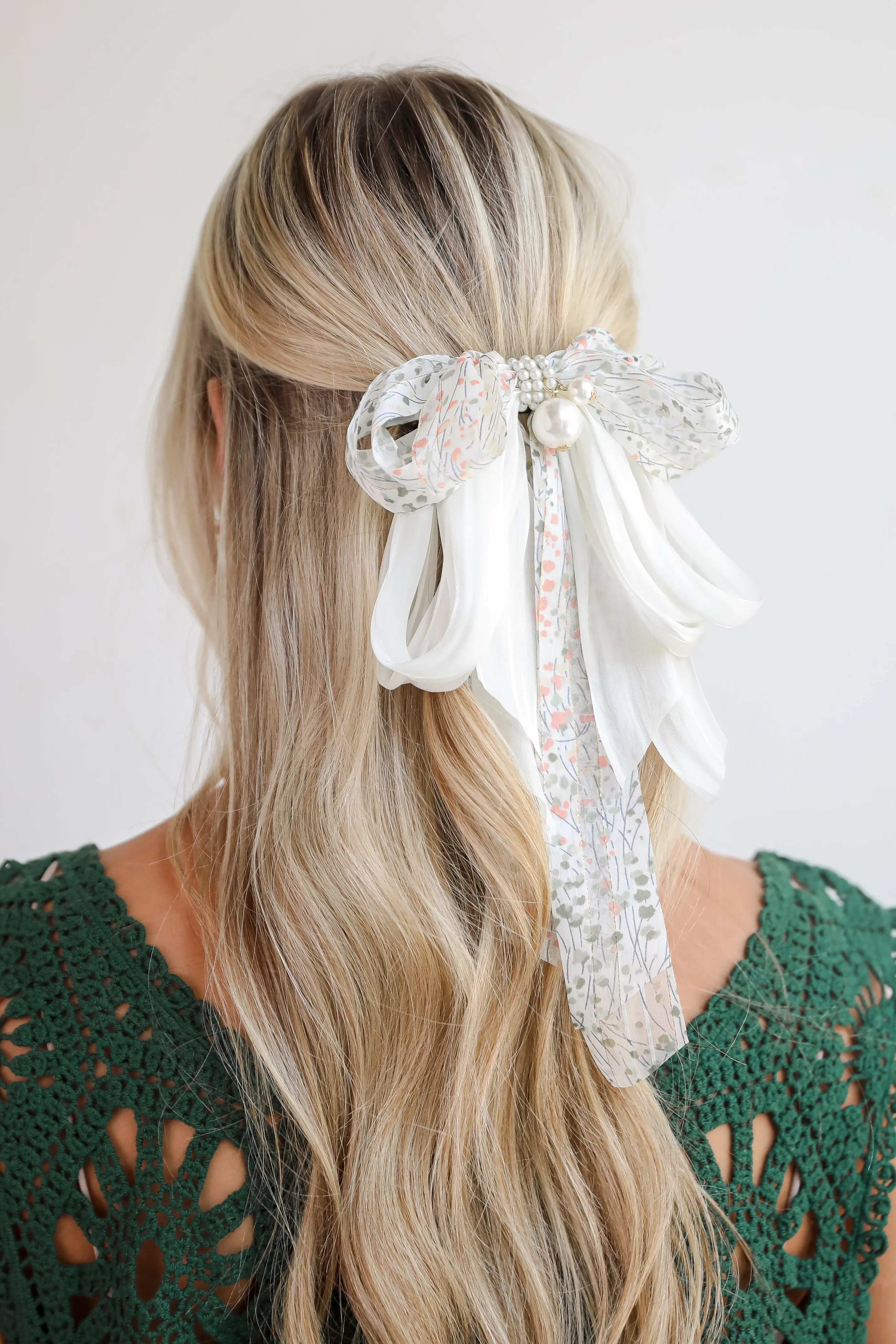 FINAL SALE - Glowing Personality Floral Bow Hair Clip