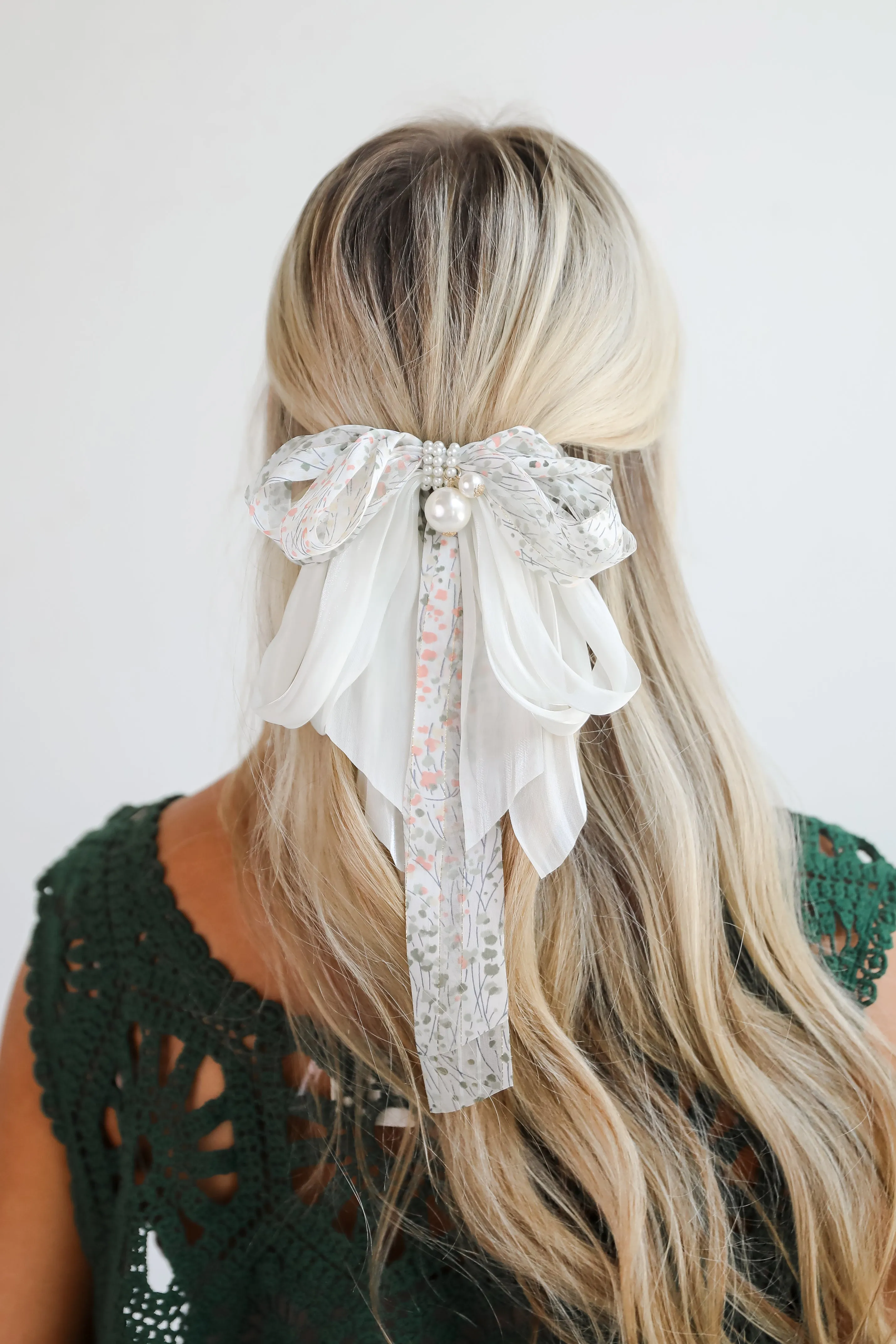FINAL SALE - Glowing Personality Floral Bow Hair Clip