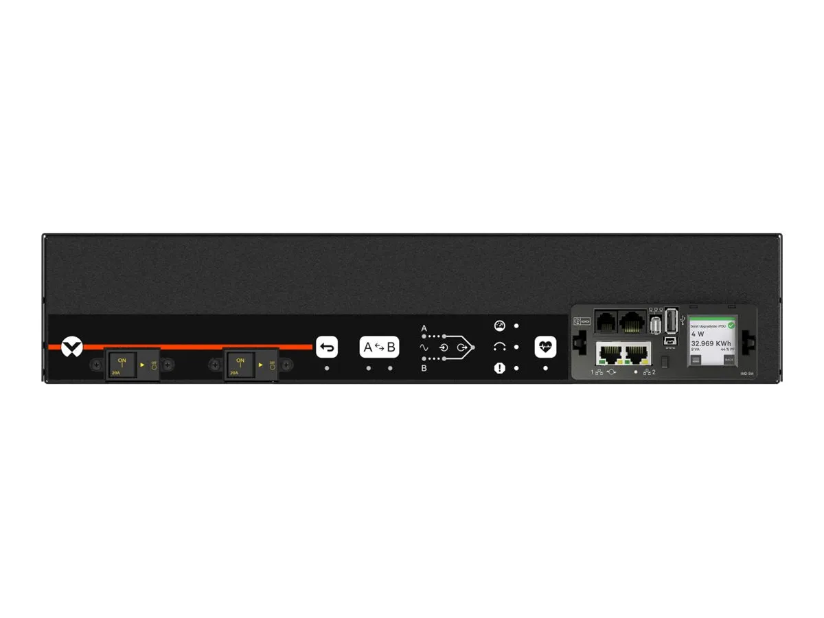 Geist Rack Transfer Switch Unit Level Monitoring ANS5M2R6-12S203-3TL5TL5A011-D - Power distribution unit (rack-mountable) - AC VA5N32A0